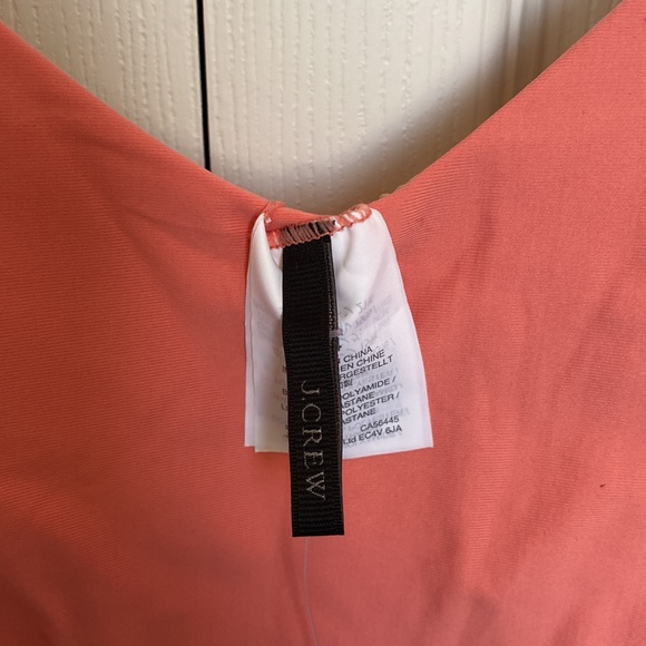 J CREW Swimsuit Size 4 NEW Pink One Piece Bathing Suit Cheeky Swimwear Summer - Picture 3 of 4